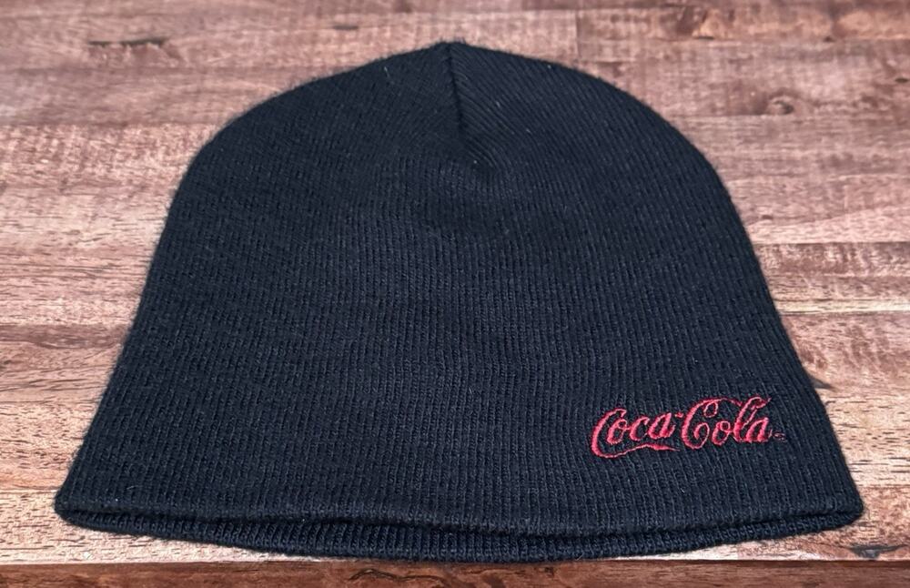 COCA COLA Black & Red Beanie One Size